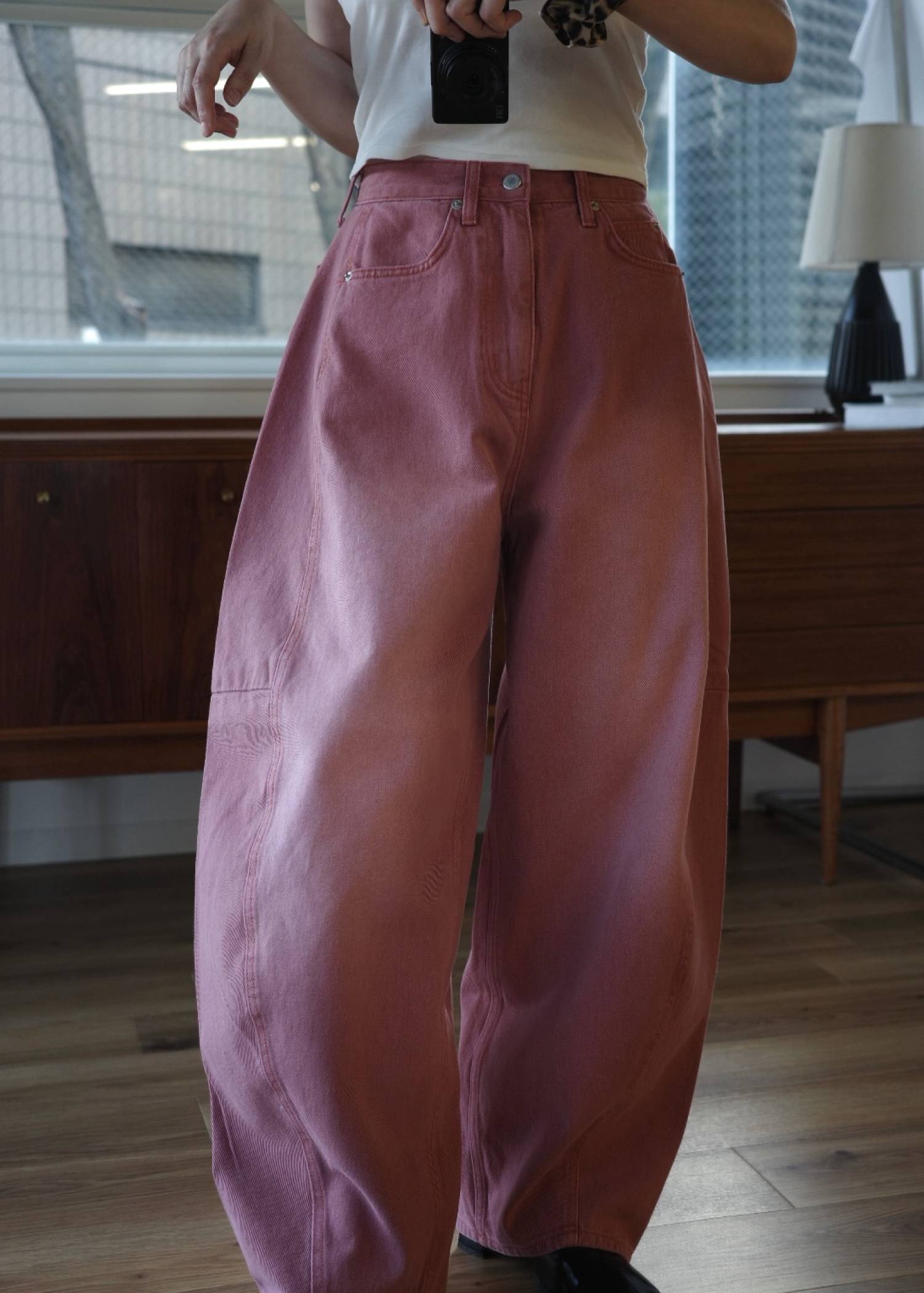 twill washed curve silhouette PT