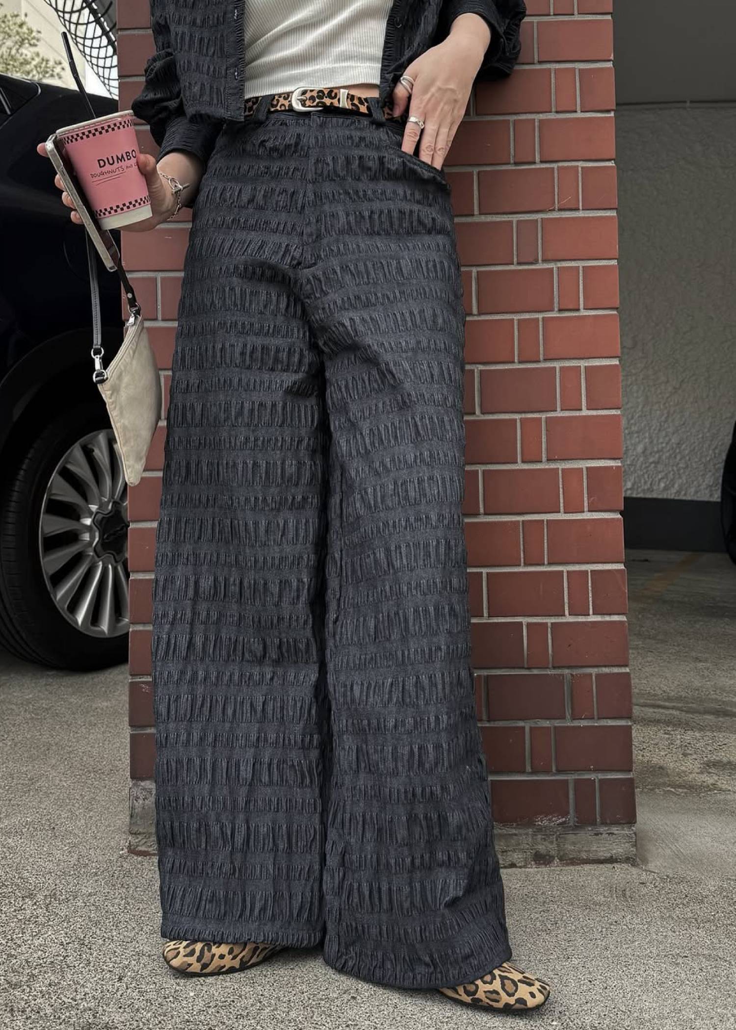 dungaree shirring PT