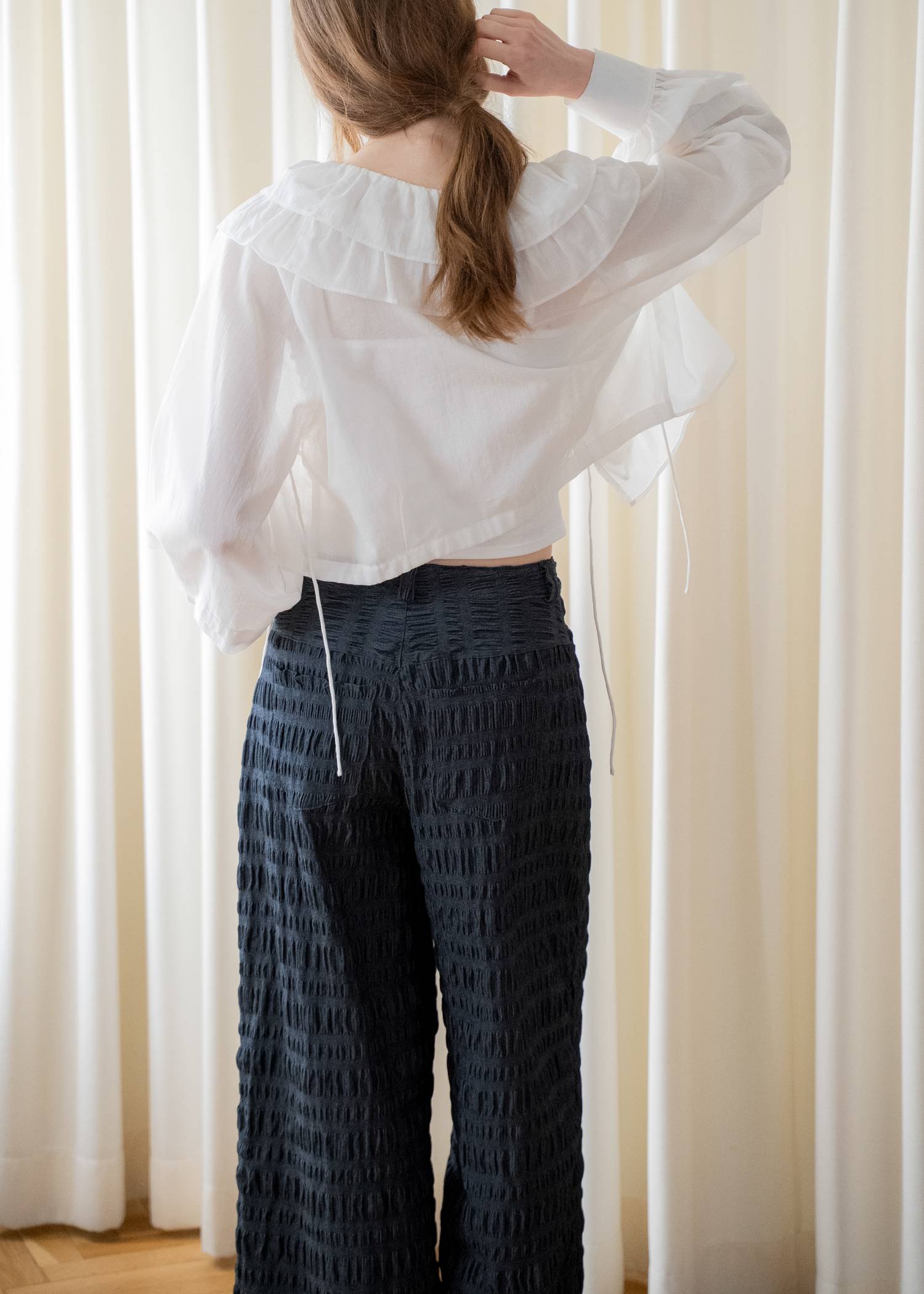 dungaree shirring PT