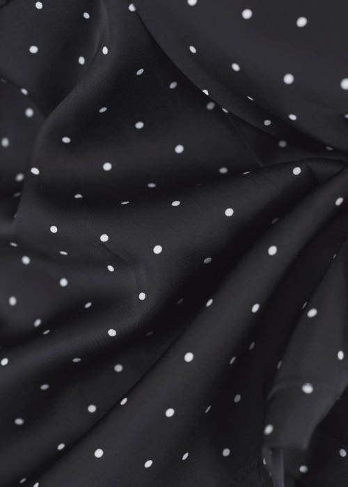 ruffle waist satin polka dot relax PT