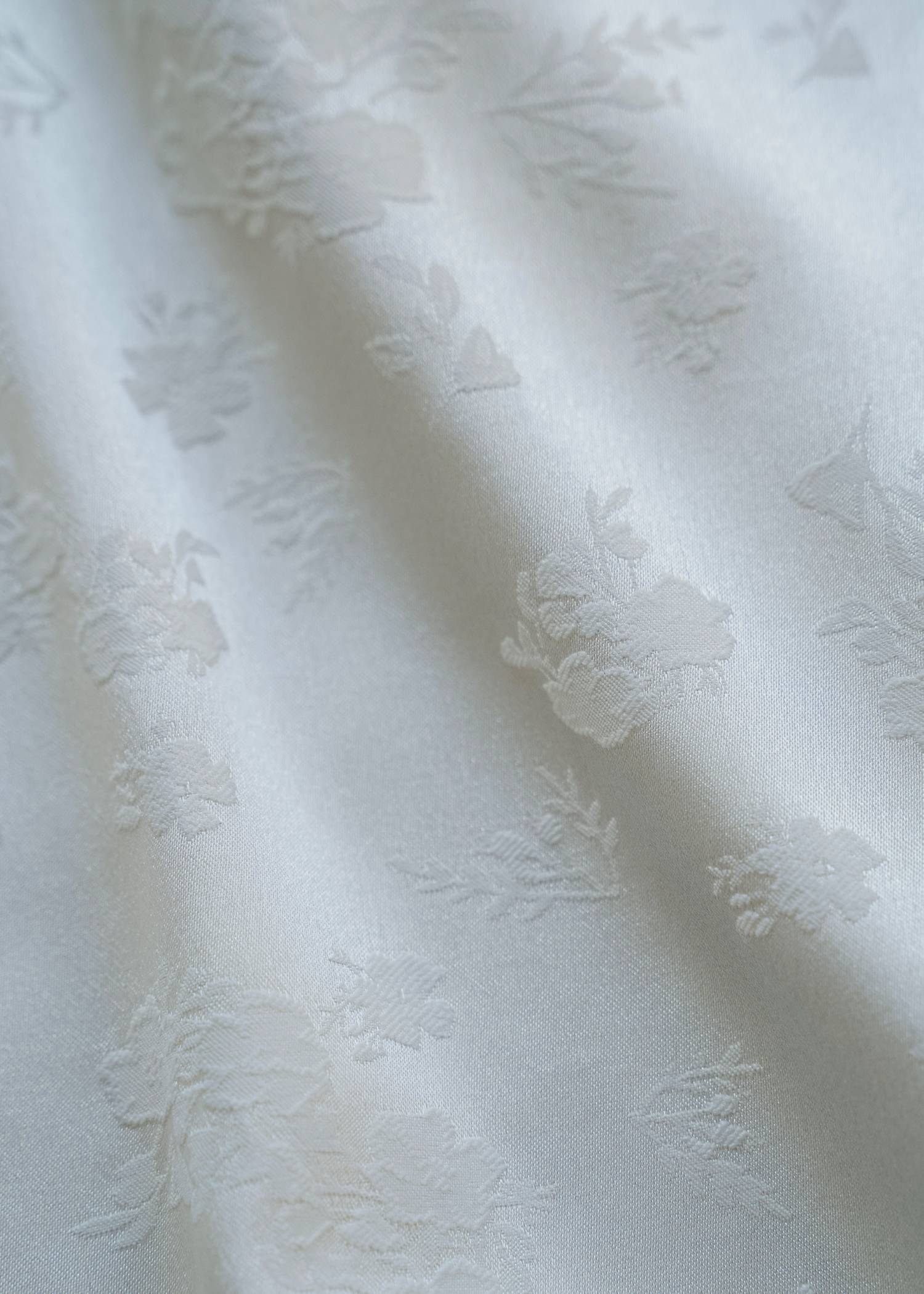 flower jacquard waist drawstring PT