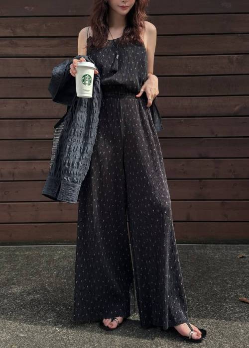wide belt pleats relax PT