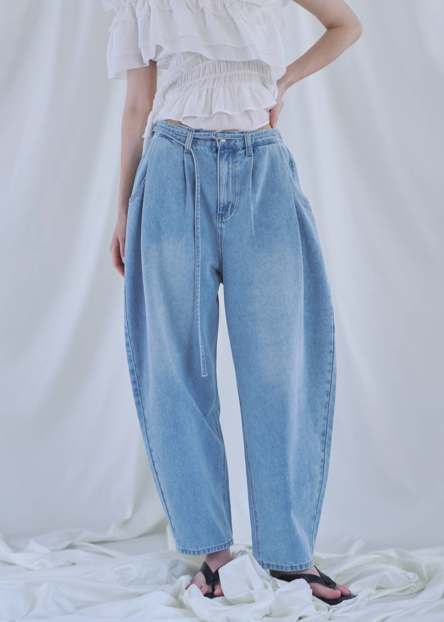 WILLFULLY denim balloon peplum デニム WILLFULLY official web store（ウィルフリーコウシキツウハン）商品