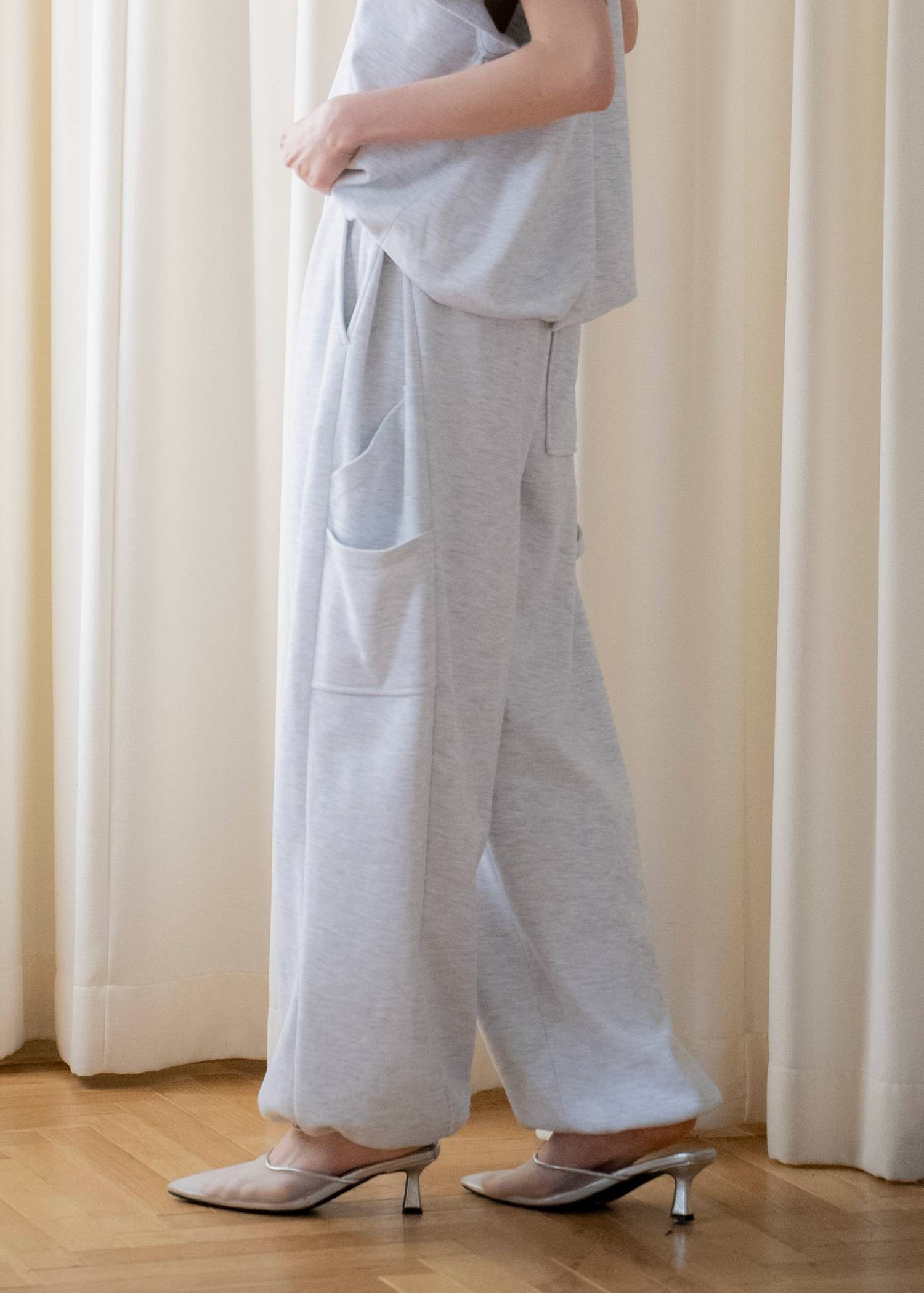 moss stitch sweat painter PT