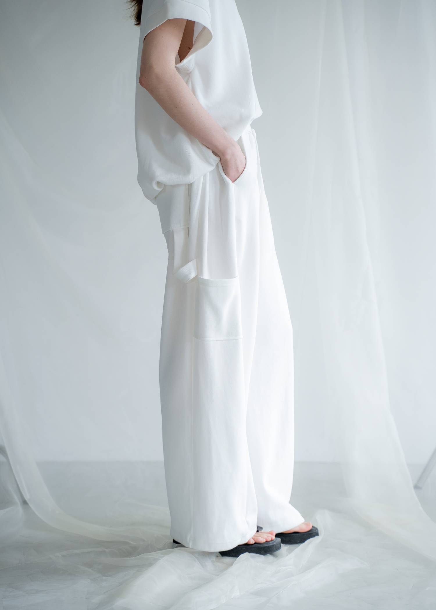 moss stitch sweat painter PT