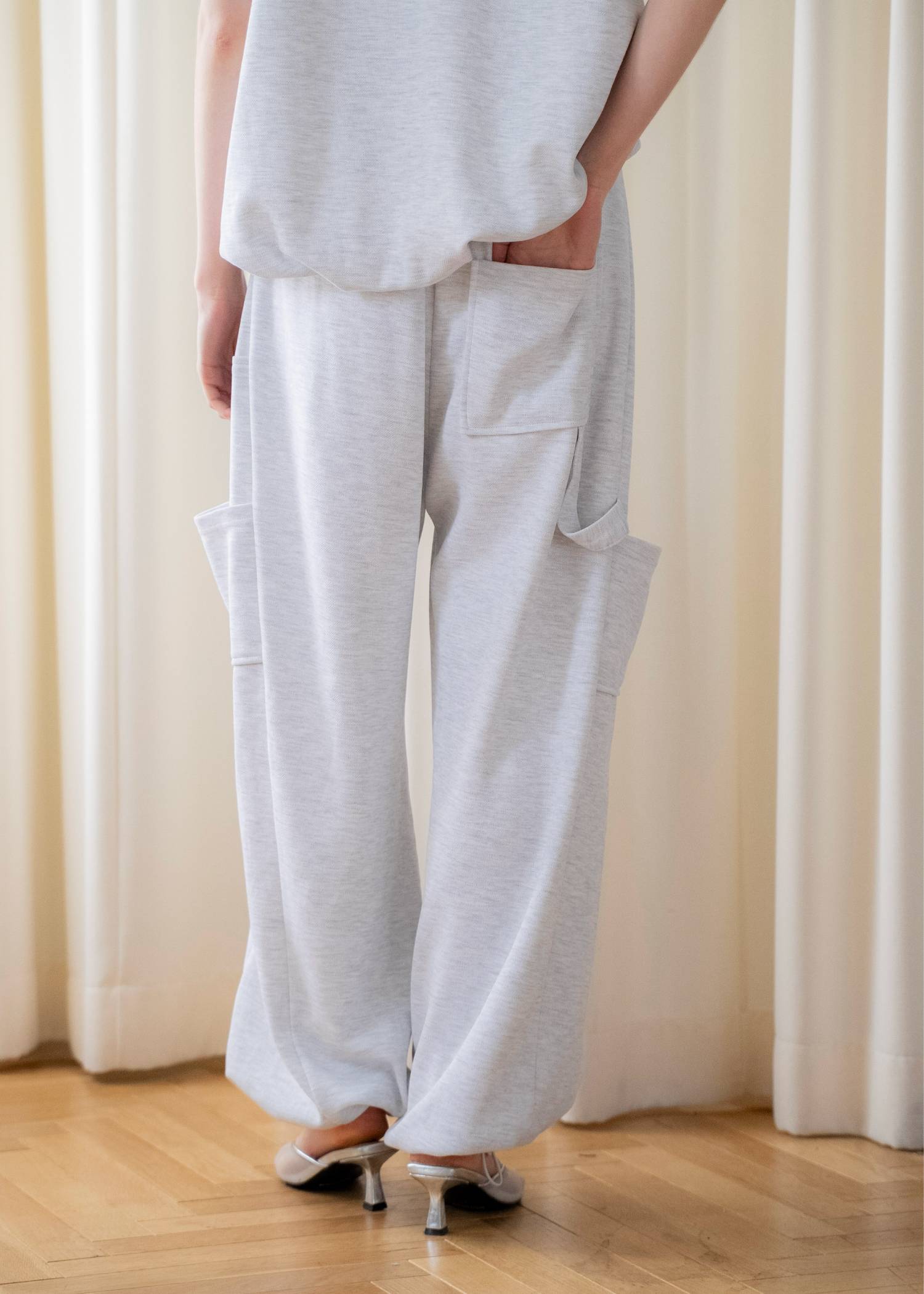 moss stitch sweat painter PT