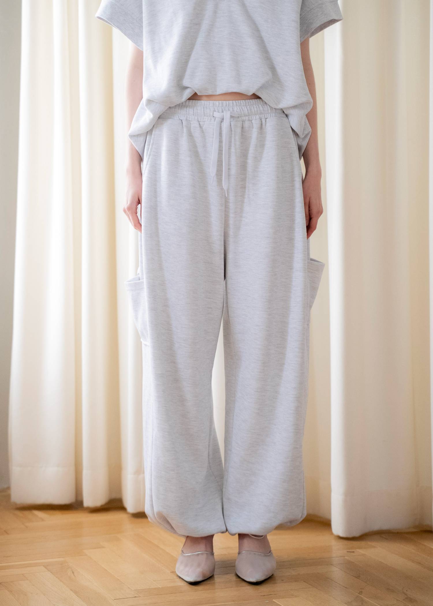 moss stitch sweat painter PT