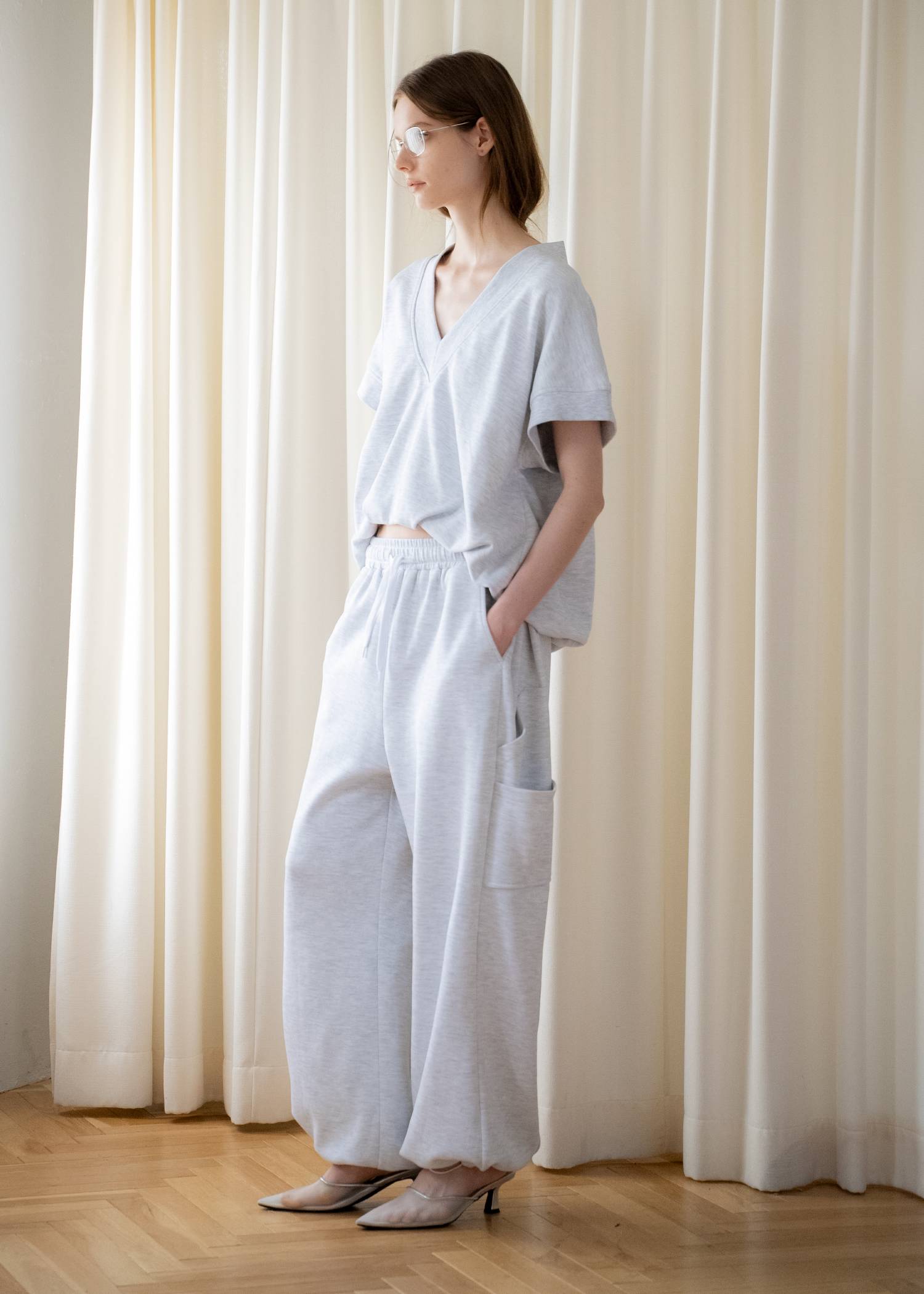 moss stitch sweat painter PT