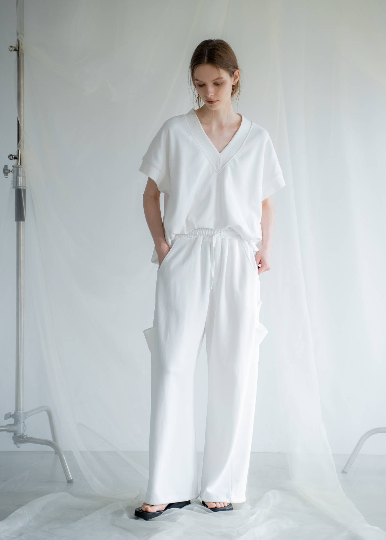 moss stitch sweat painter PT