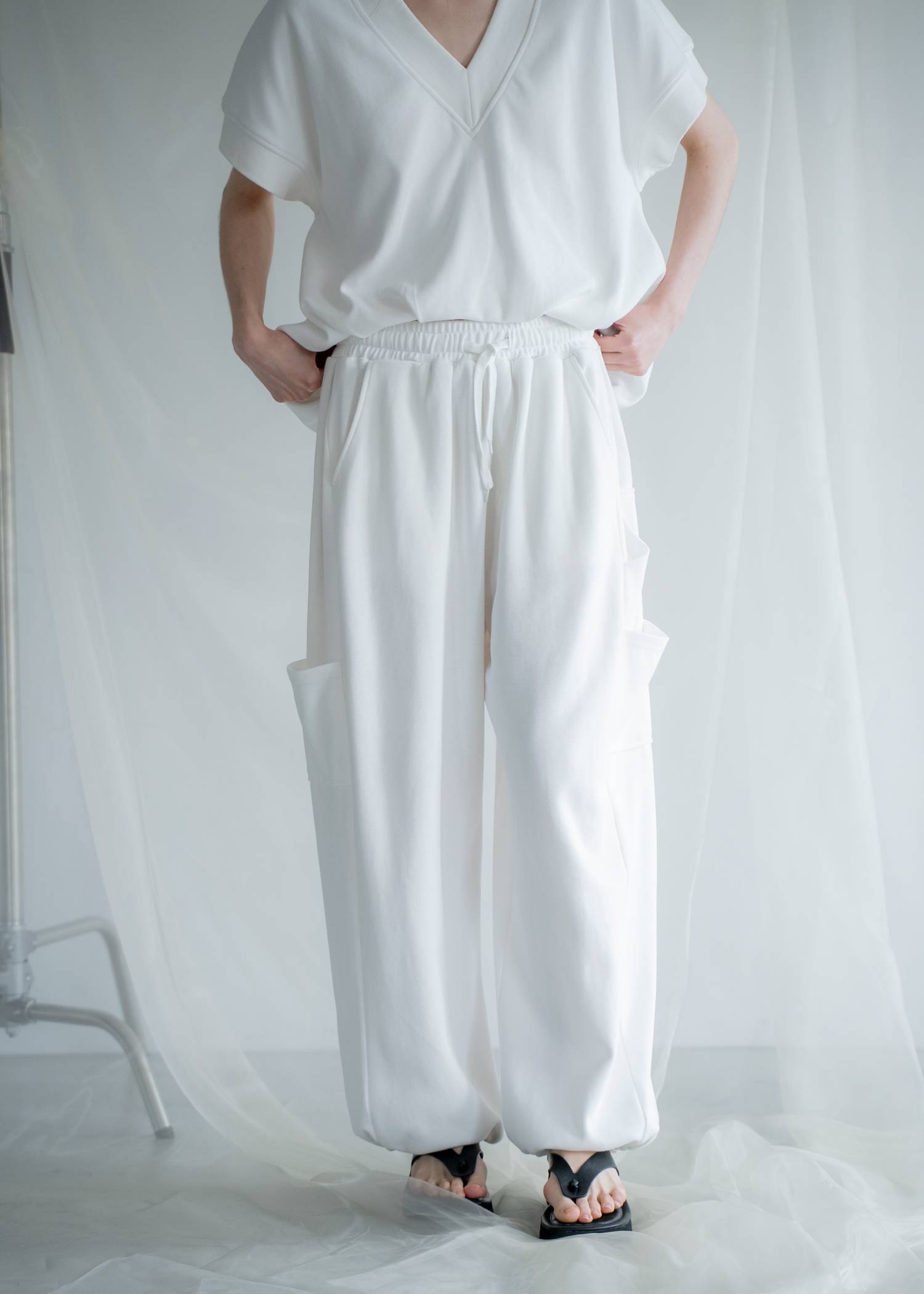 moss stitch sweat painter PT