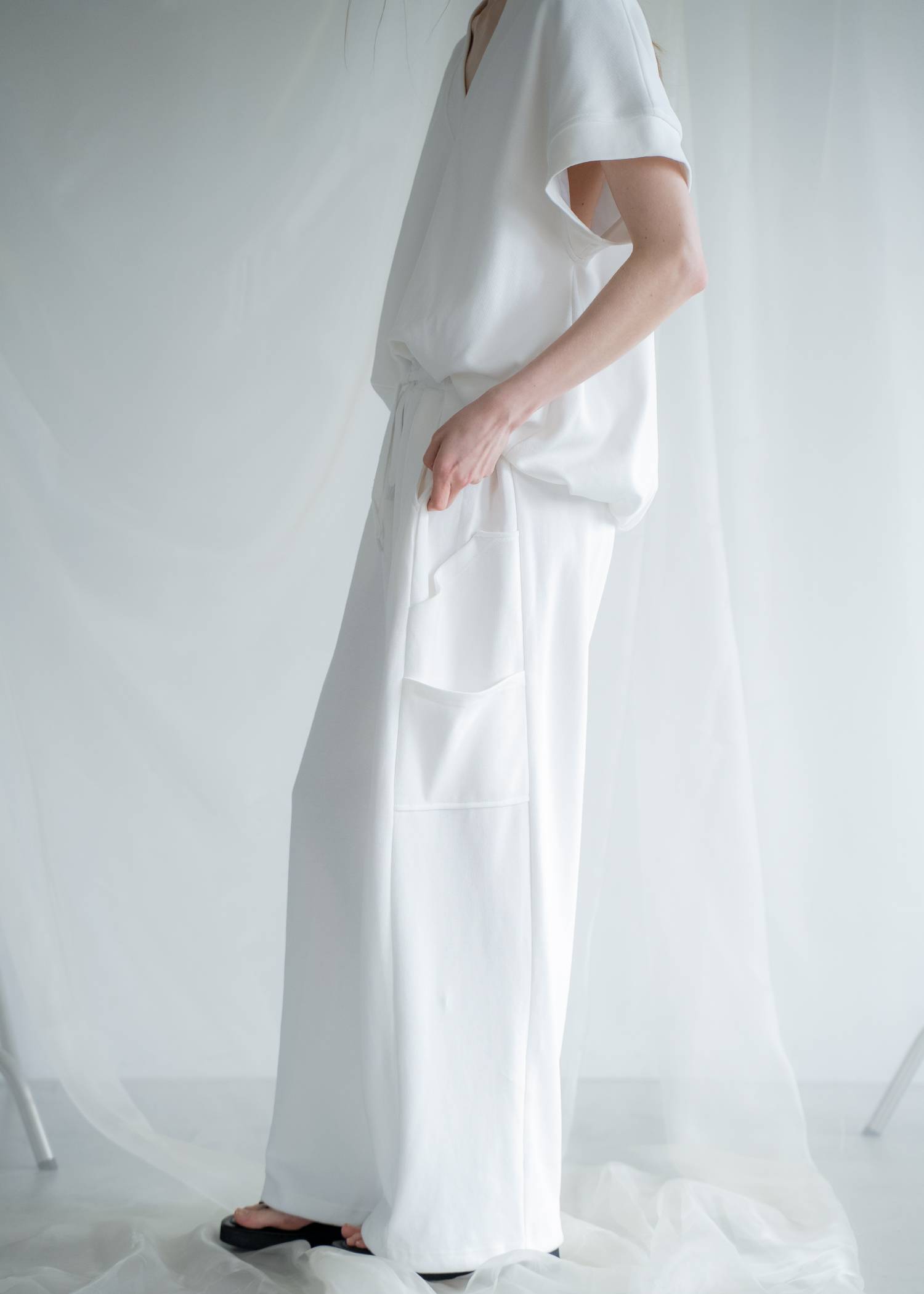 moss stitch sweat painter PT