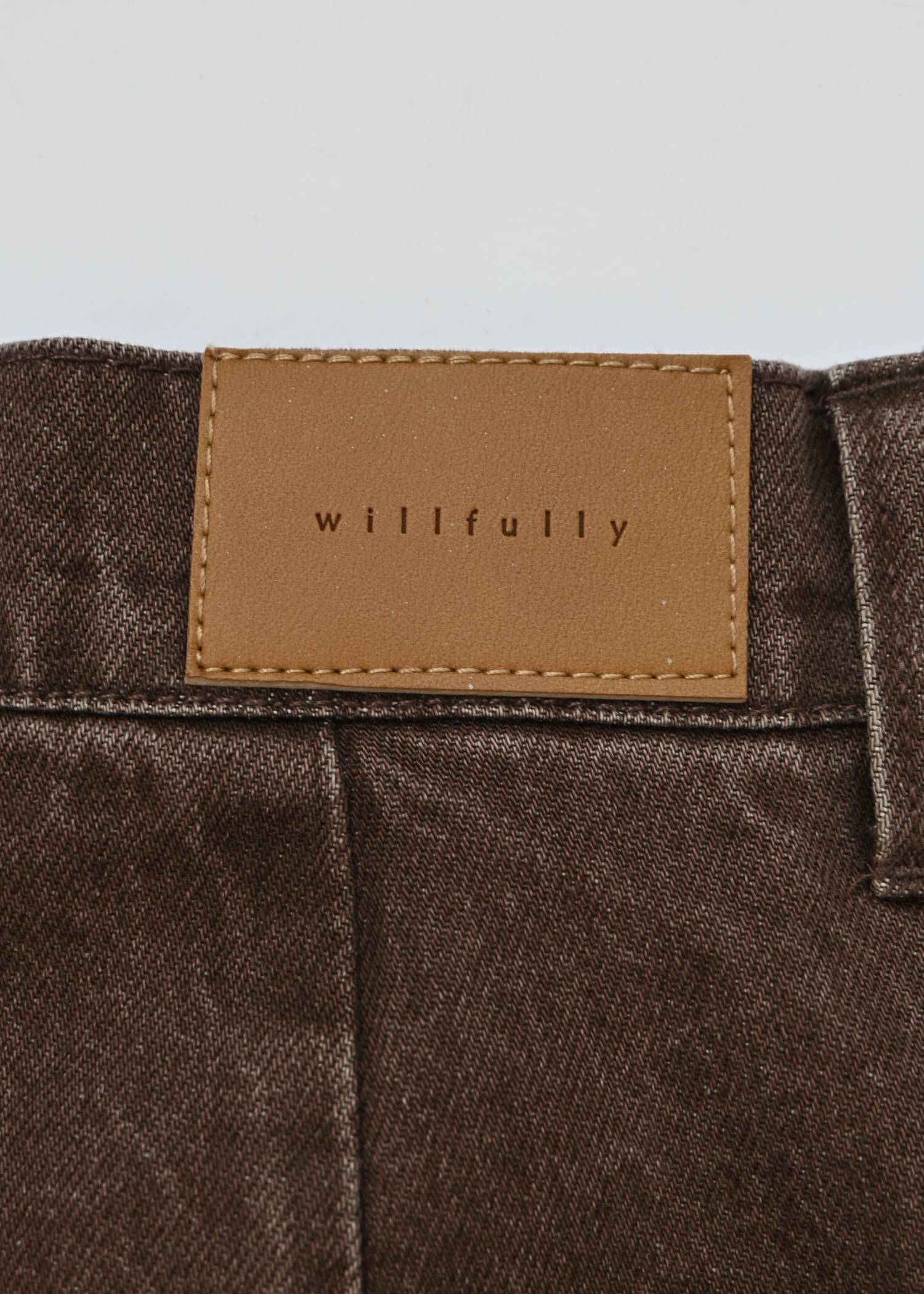 twill washed curve silhouette PT