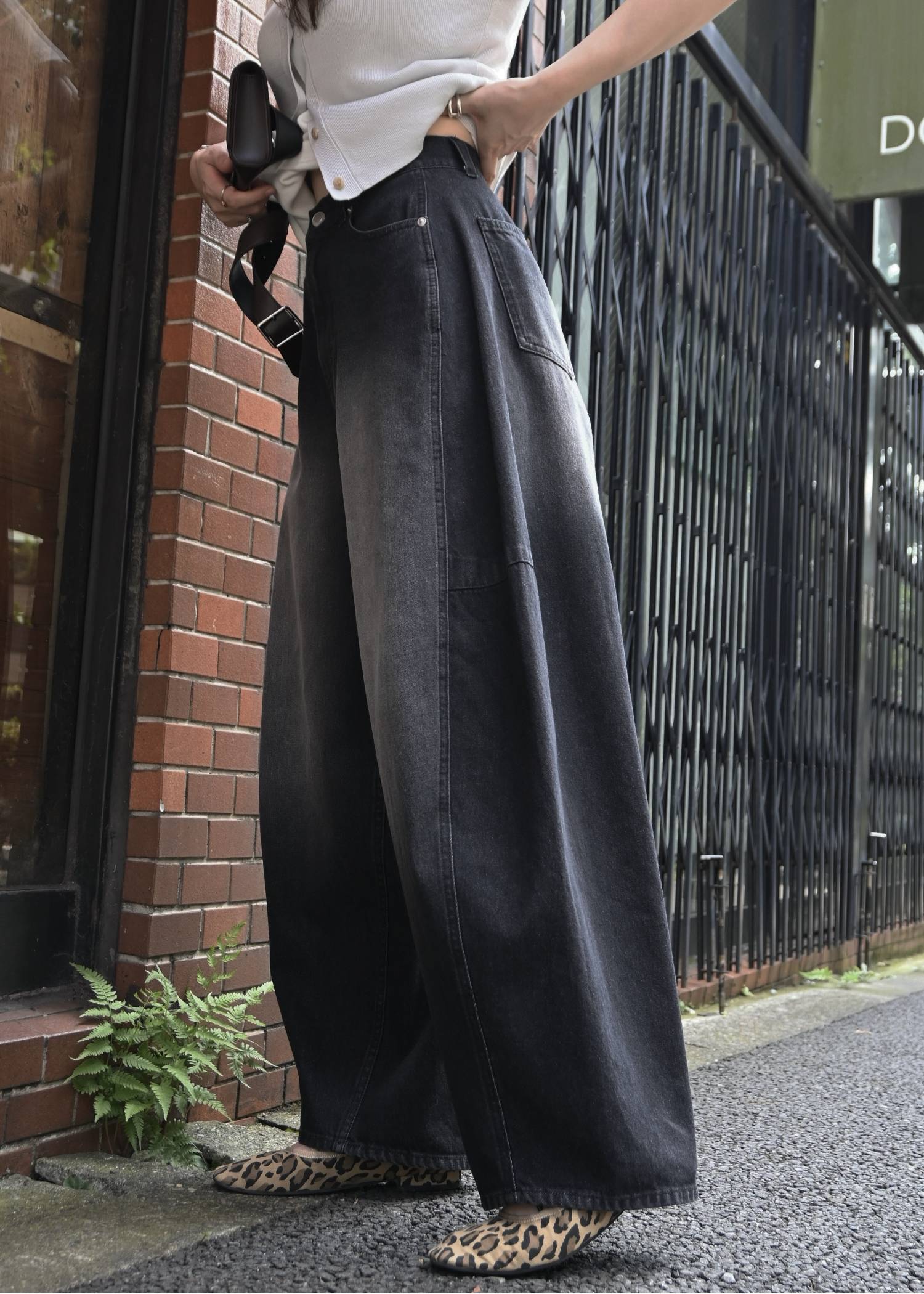 twill washed curve silhouette PT
