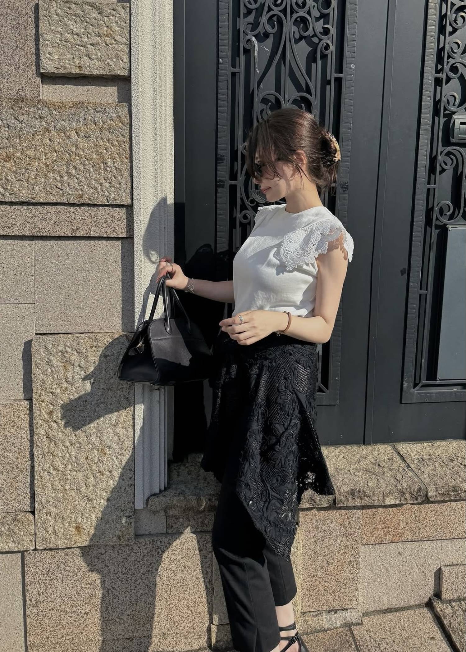 side slit rich capri PT