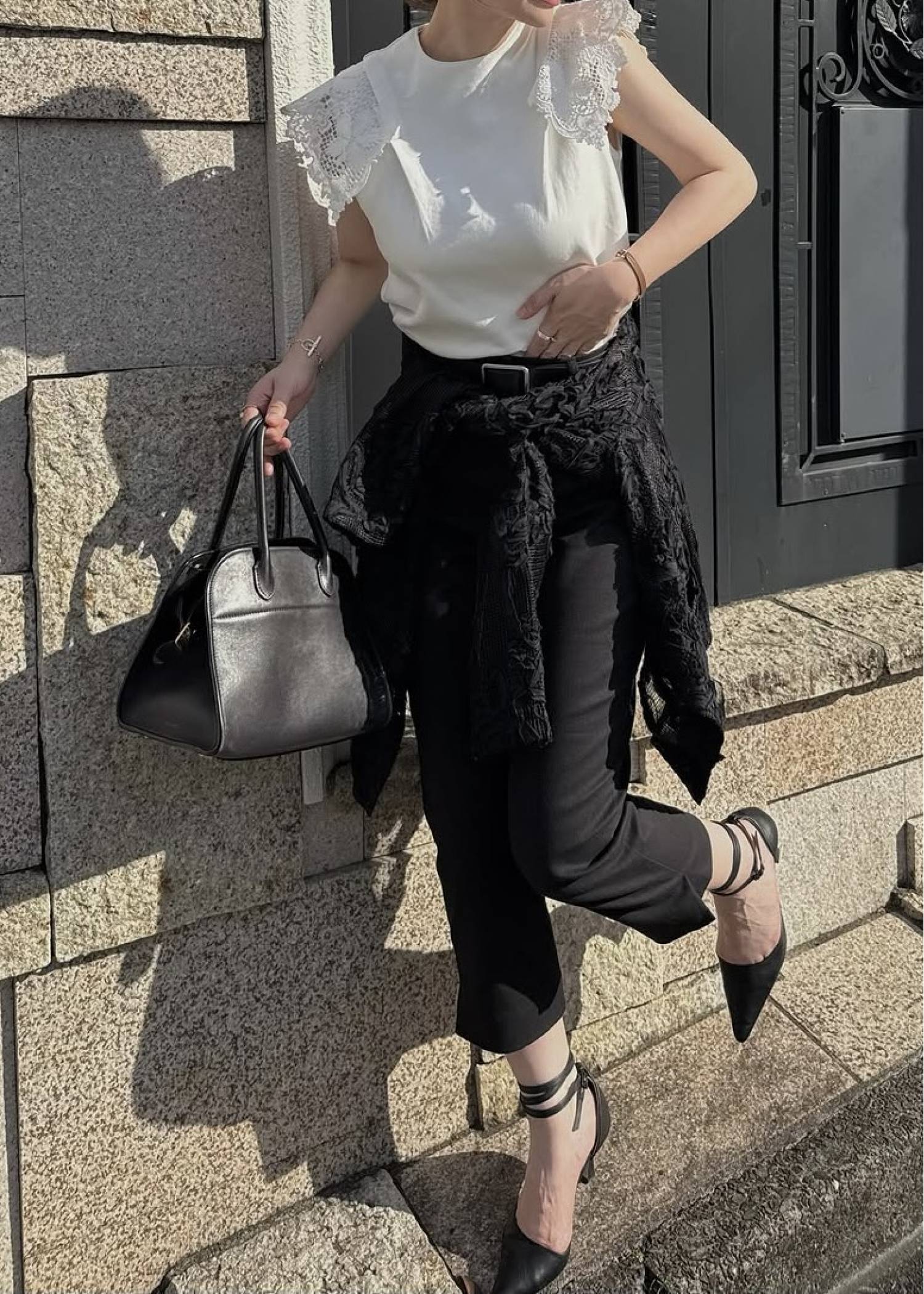 side slit rich capri PT