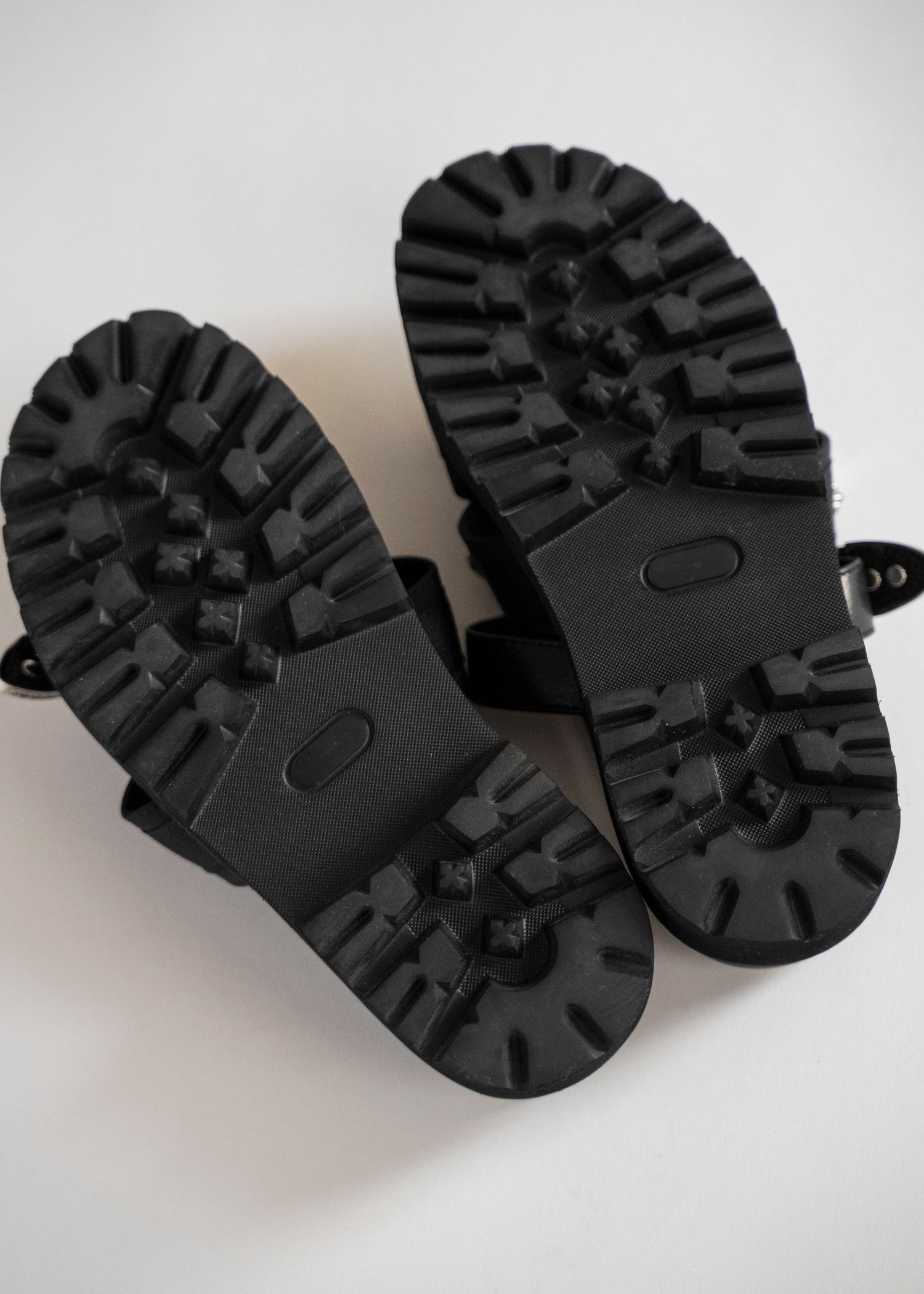 asymmetric bijou strap sandal