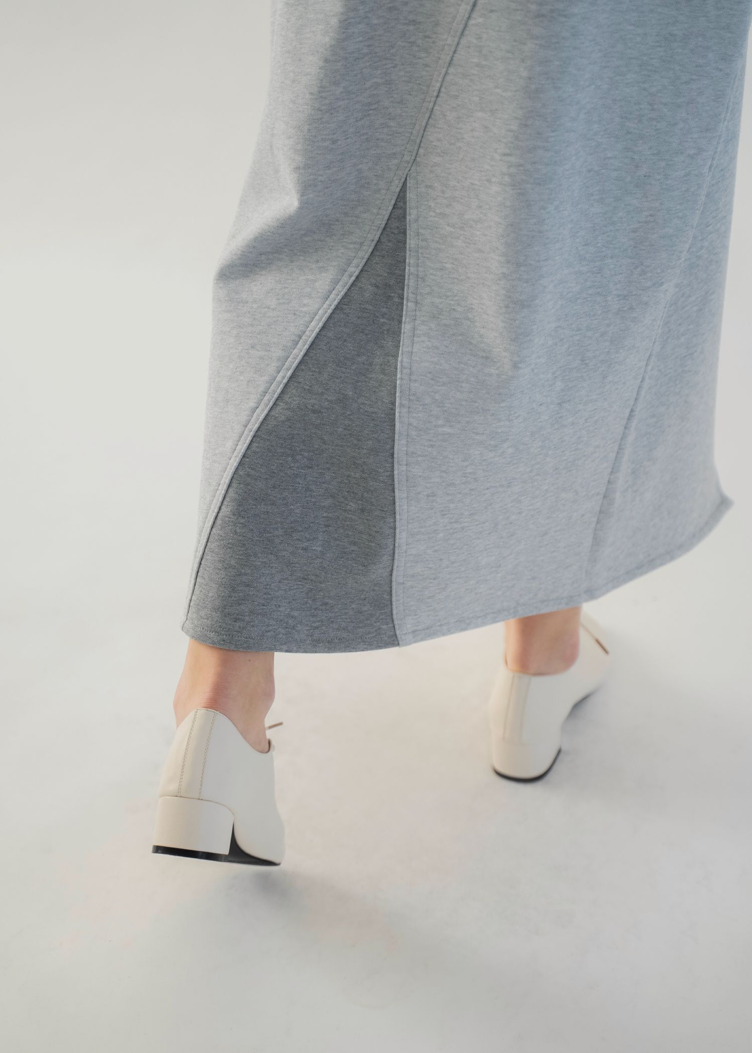 back bi color patchwork remake sweat SK