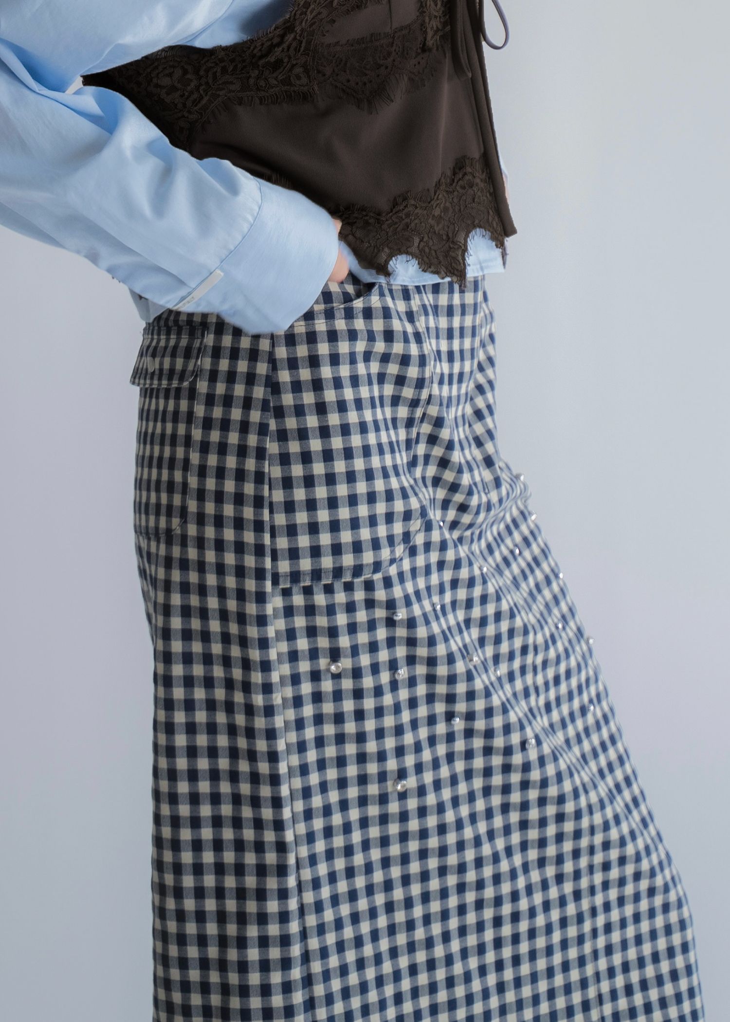 bijou embellished pencil SK