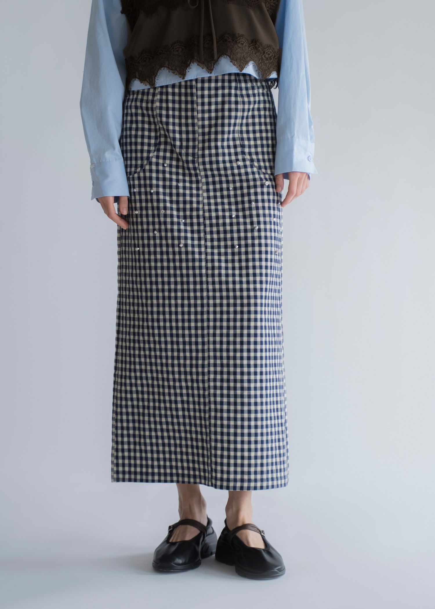 bijou embellished pencil SK