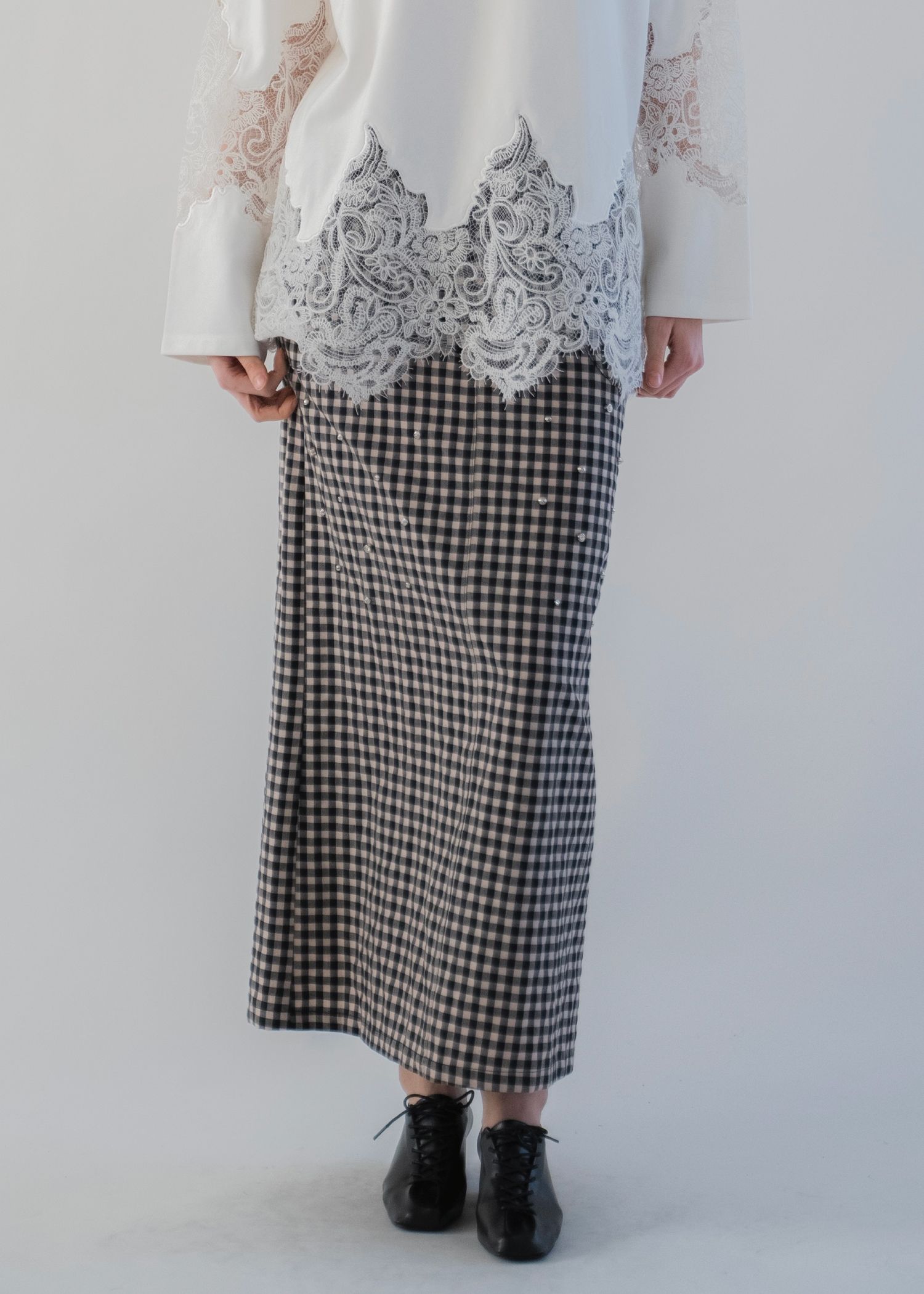 bijou embellished pencil SK