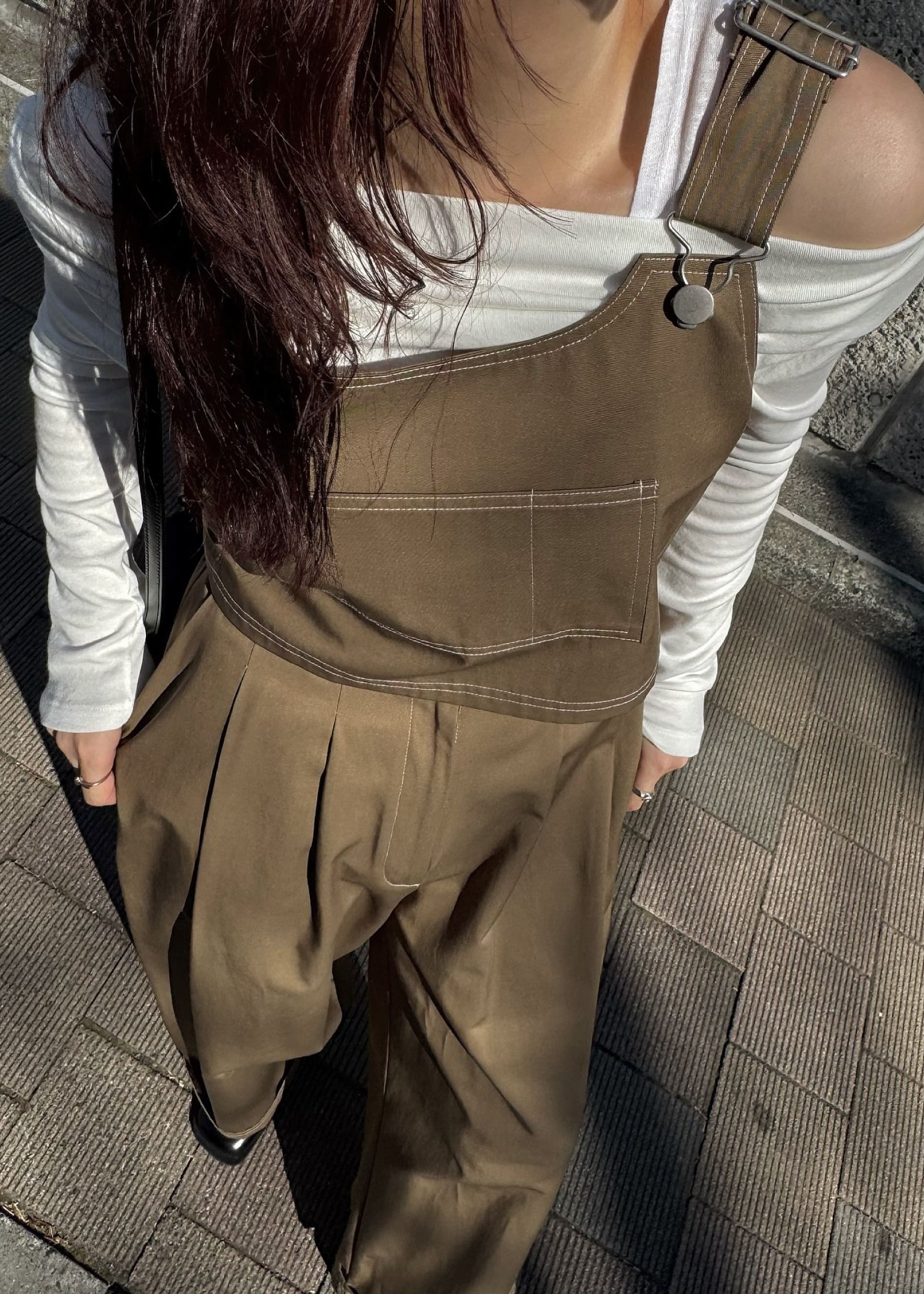 2piece roll up suspenders all-in-one