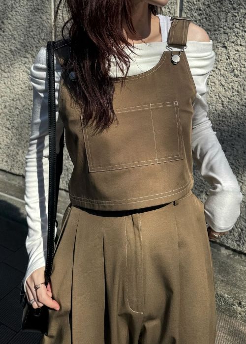 2piece roll up suspenders all-in-one