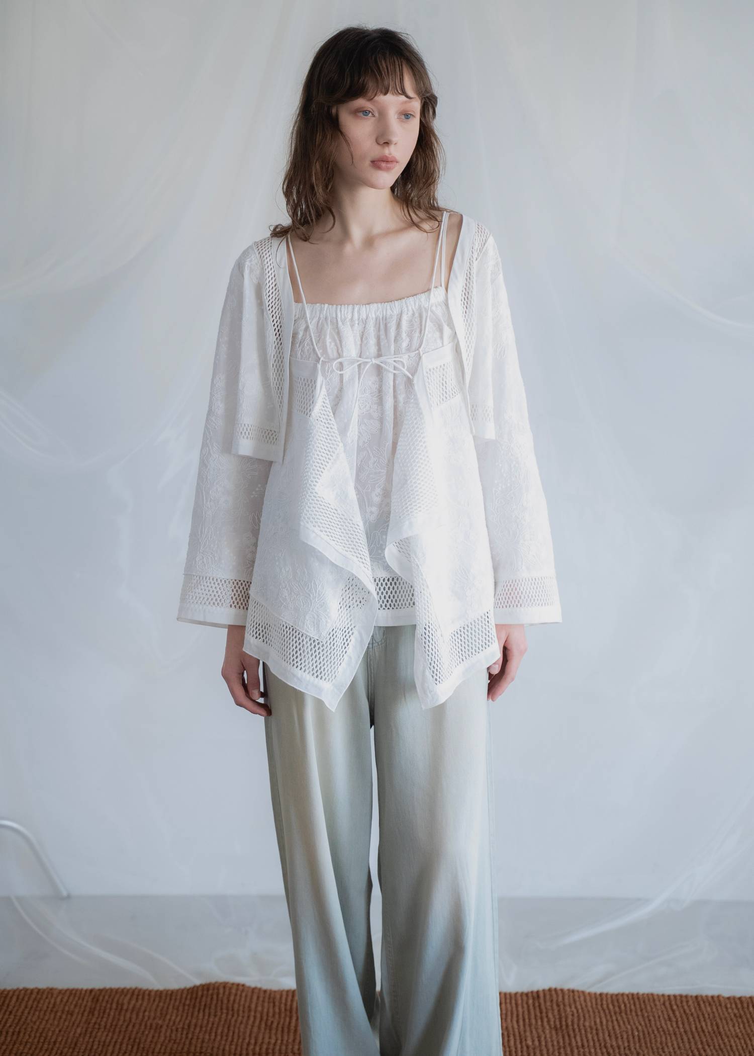 multi way drape panel cami tops