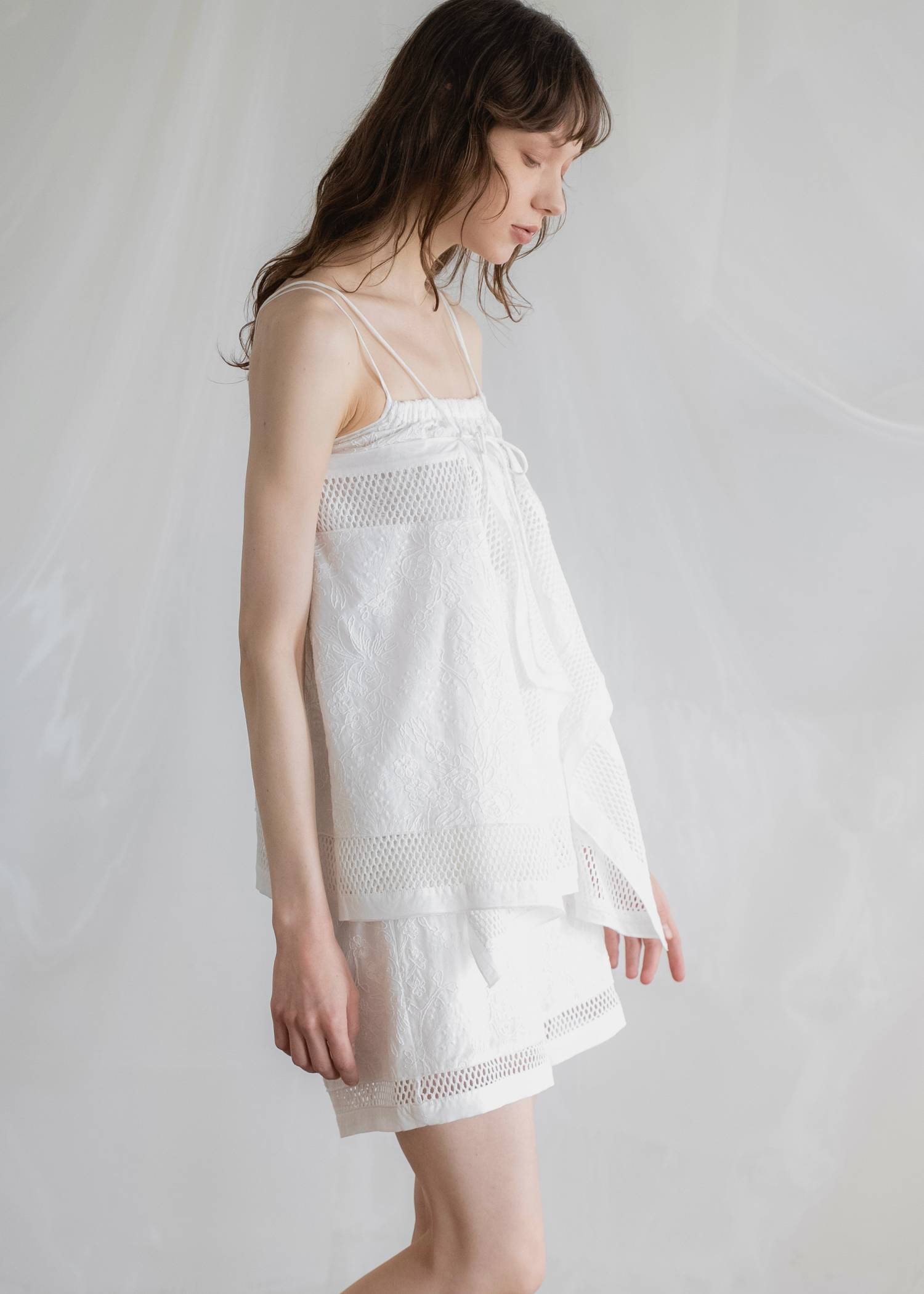 multi way drape panel cami tops