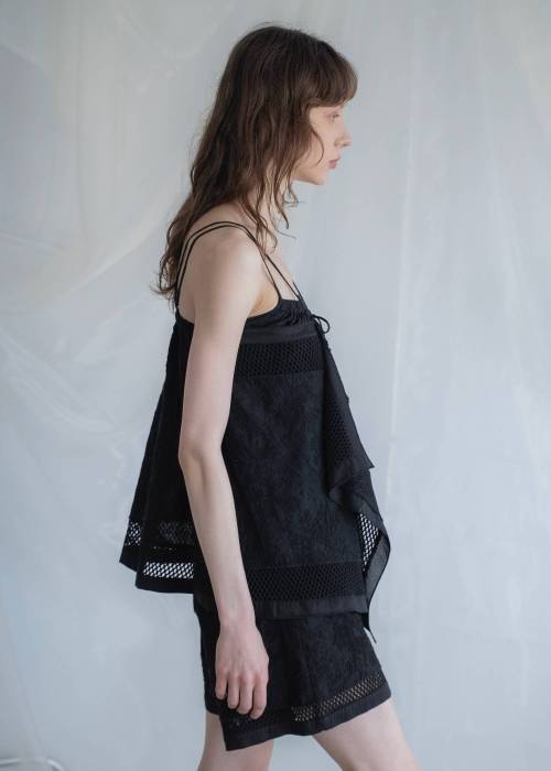 multi way drape panel cami tops