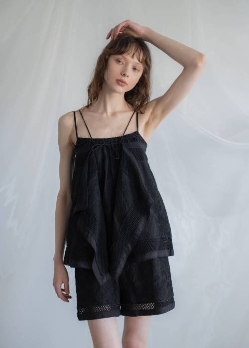 multi way drape panel cami tops