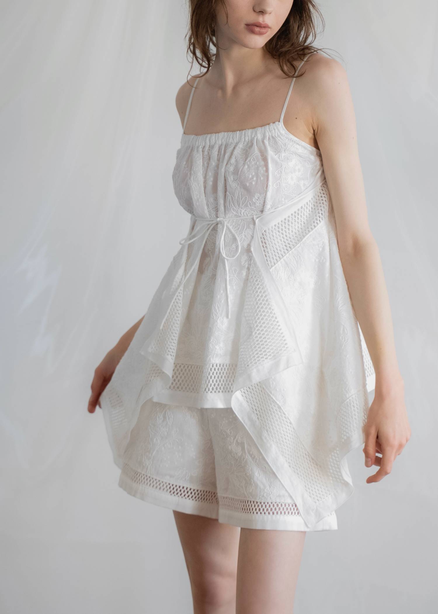 multi way drape panel cami tops