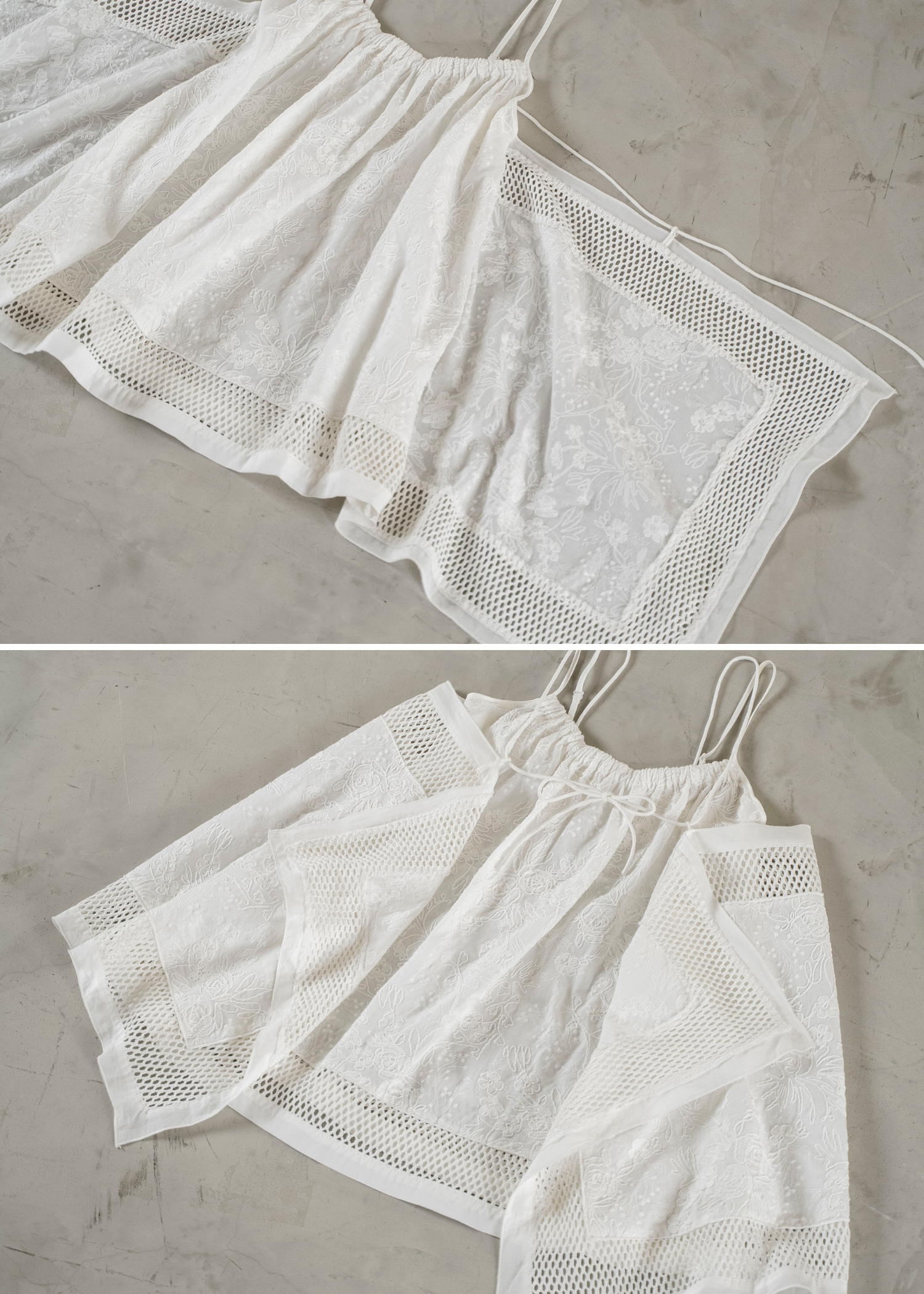 multi way drape panel cami tops