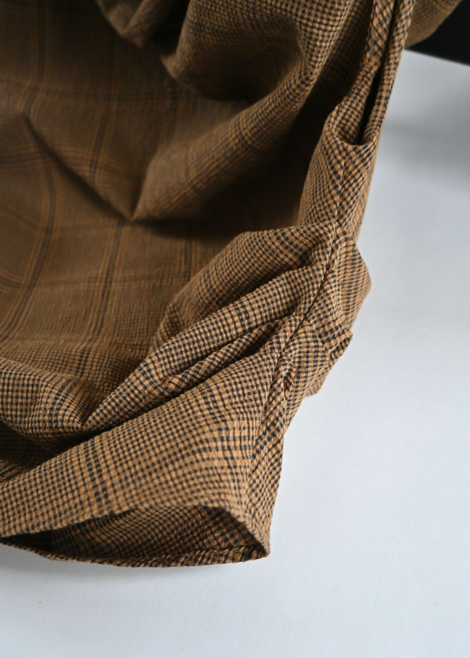 asymmetry tuck gather off shoulder check tops