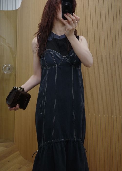 no sleeve color scheme collar shirt
