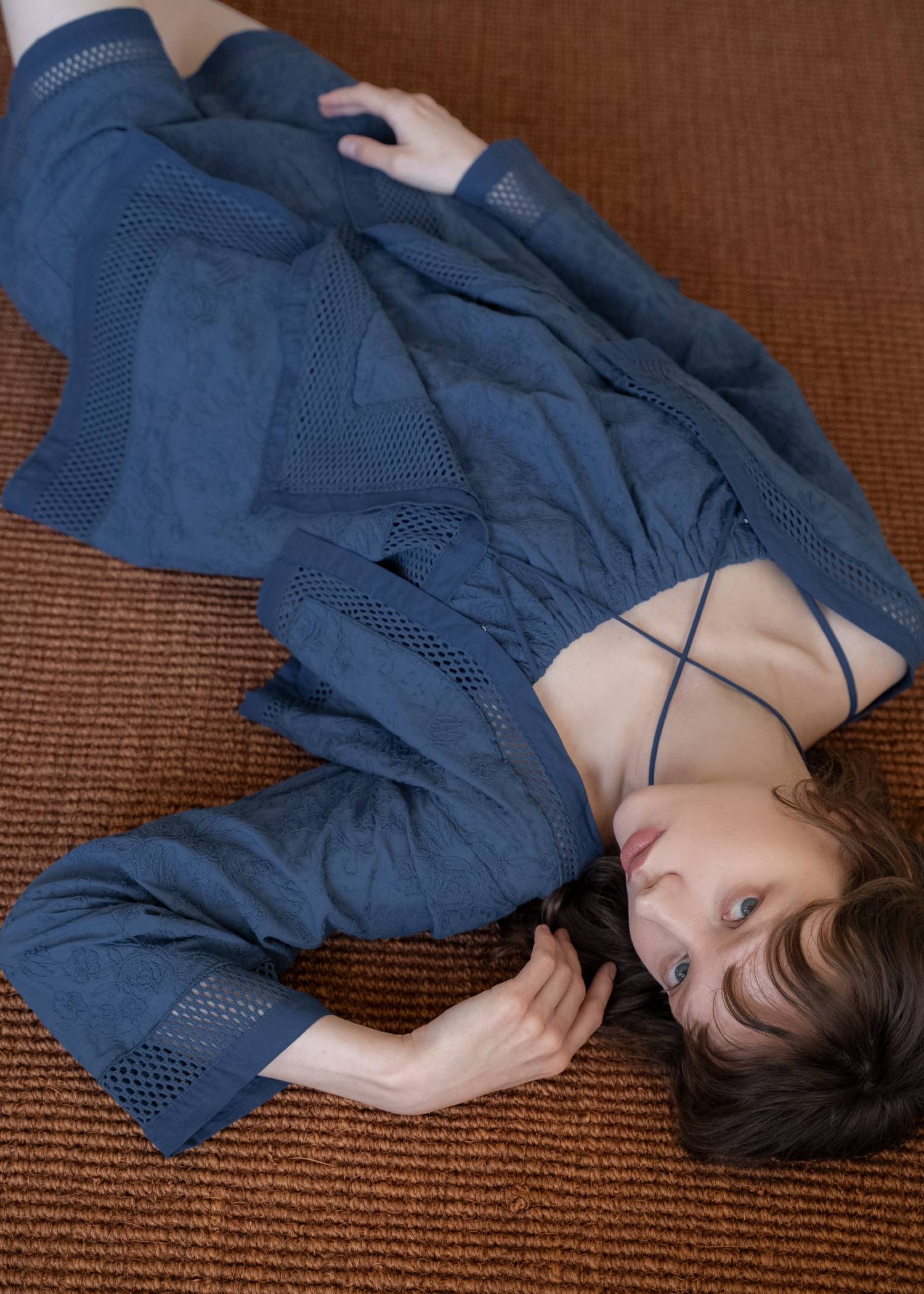 trimming lace cropped bolero BL