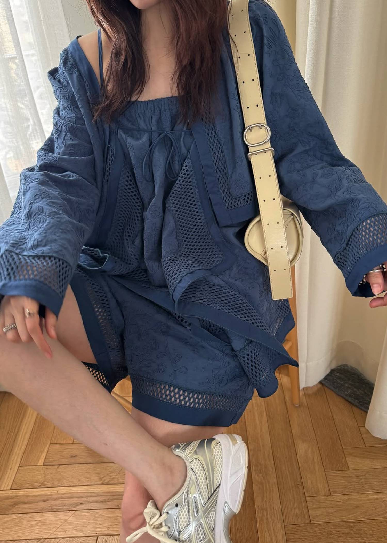 trimming lace cropped bolero BL