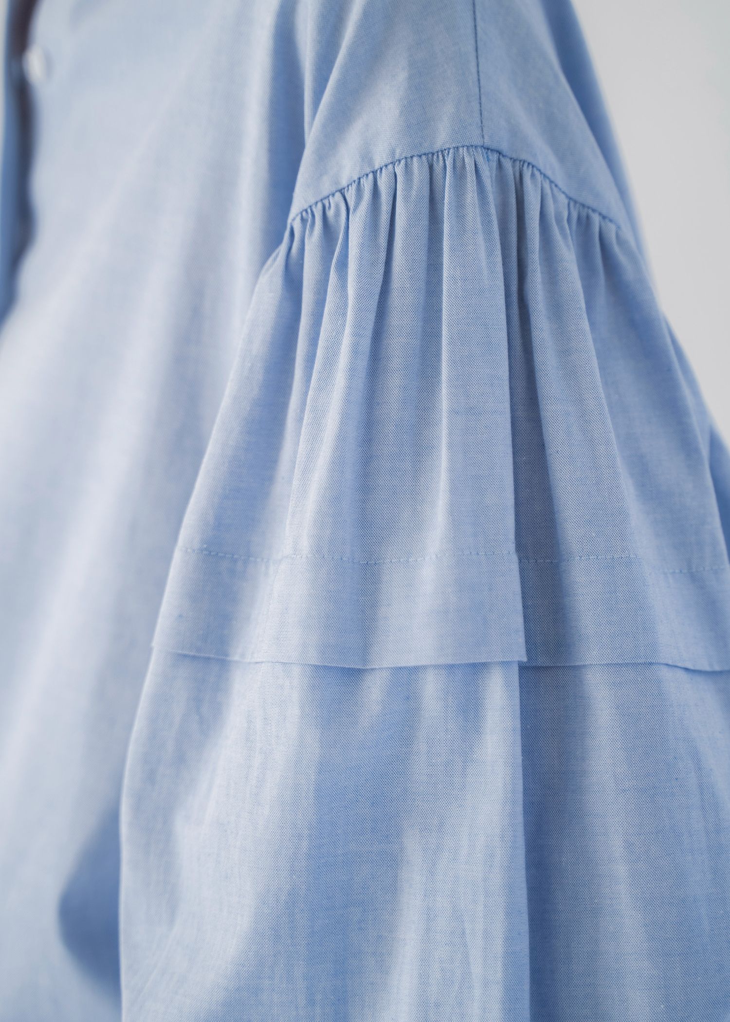 stripe balloon sleeve cleric BL