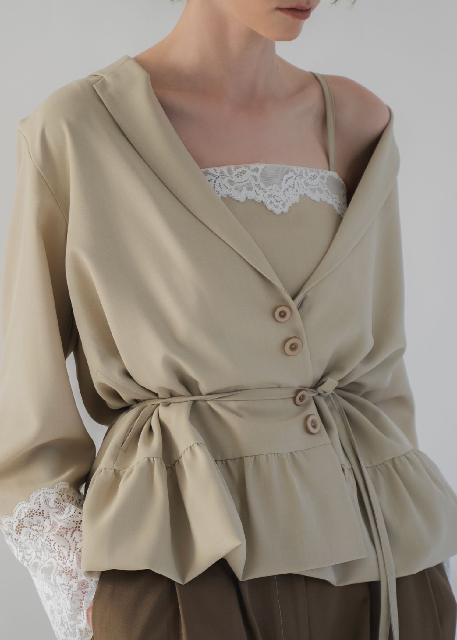 lace basic bare camisole