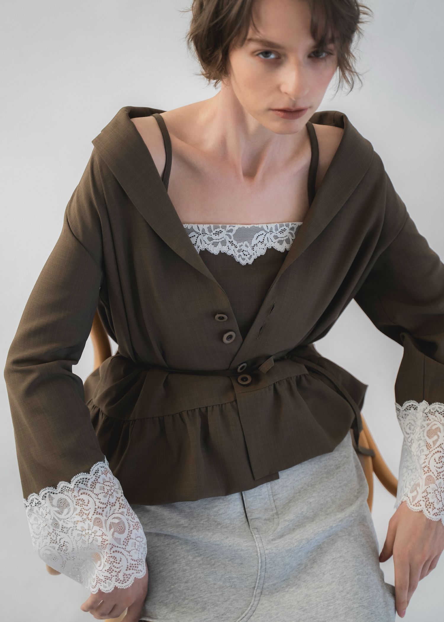 lace basic bare camisole