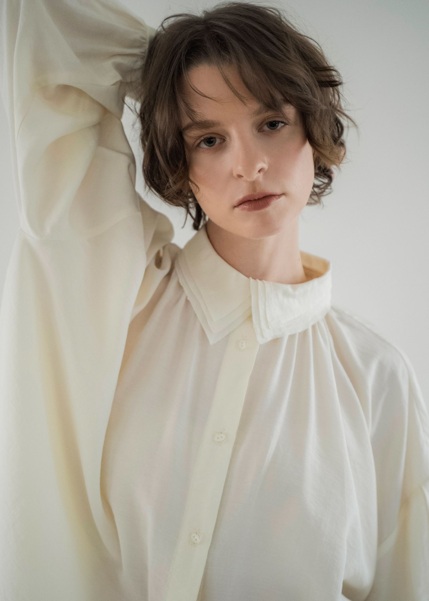 collar & cuffs triple layered over SH