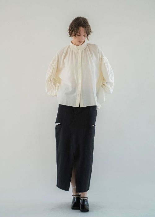collar & cuffs triple layered over SH