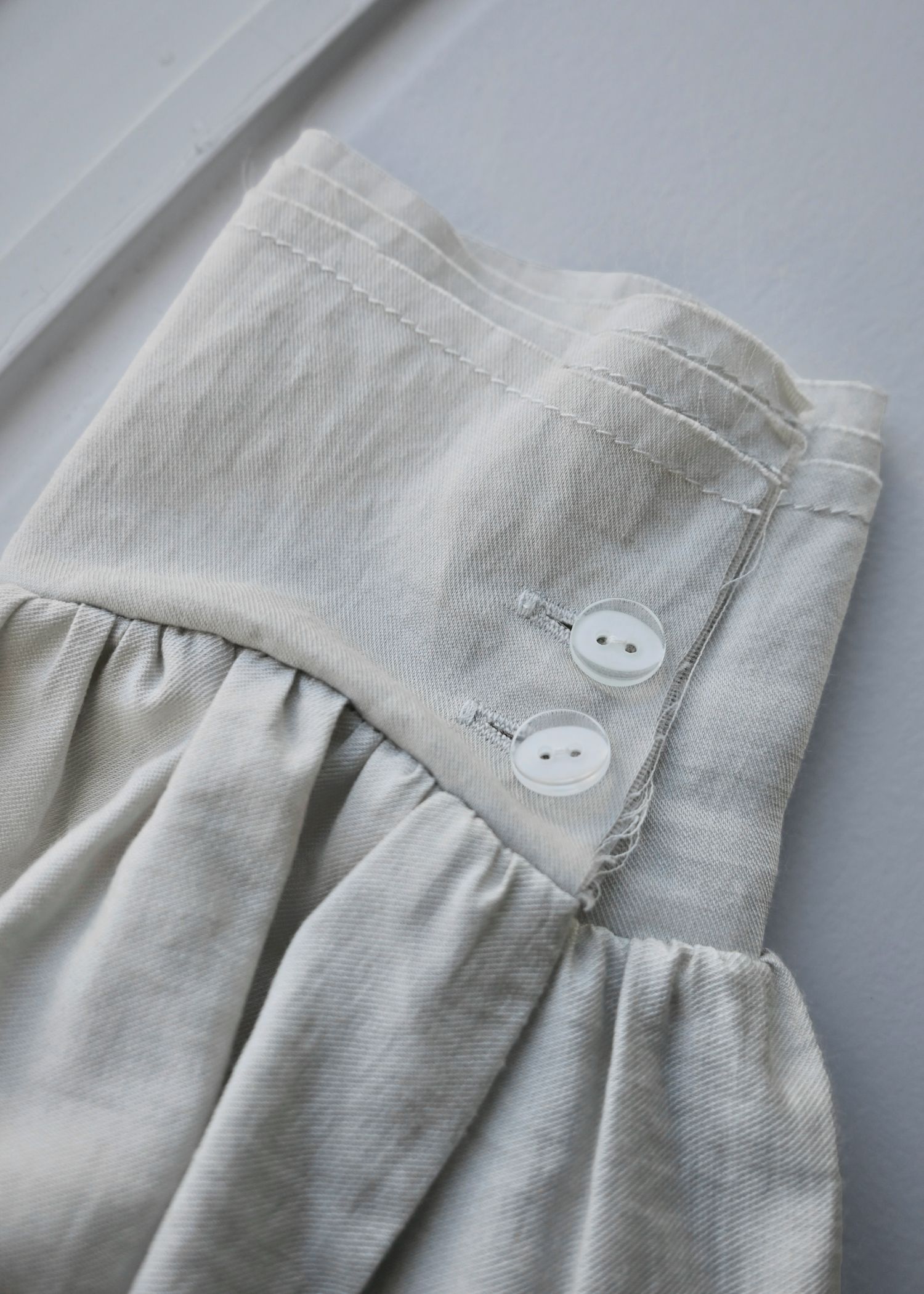 collar & cuffs triple layered over SH