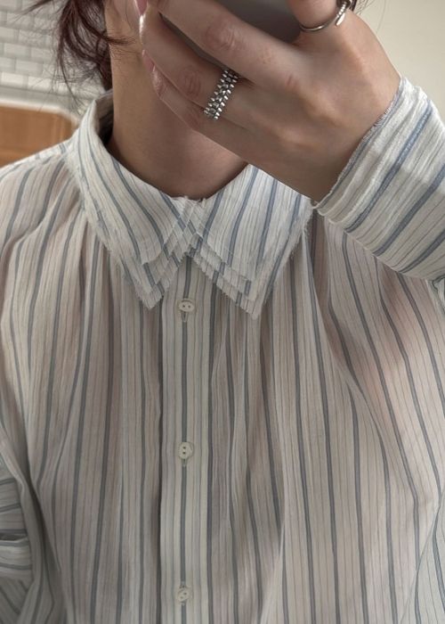 collar & cuffs triple layered over SH