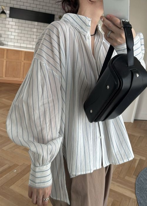 collar & cuffs triple layered over SH