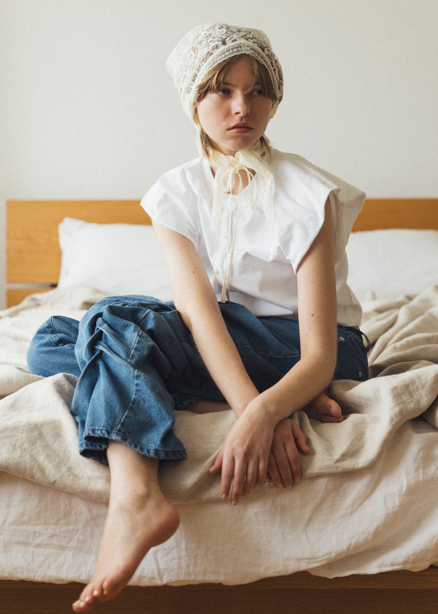 【Hanes for WILLFULLY】2P BEEFY-T balloon sleeve tops