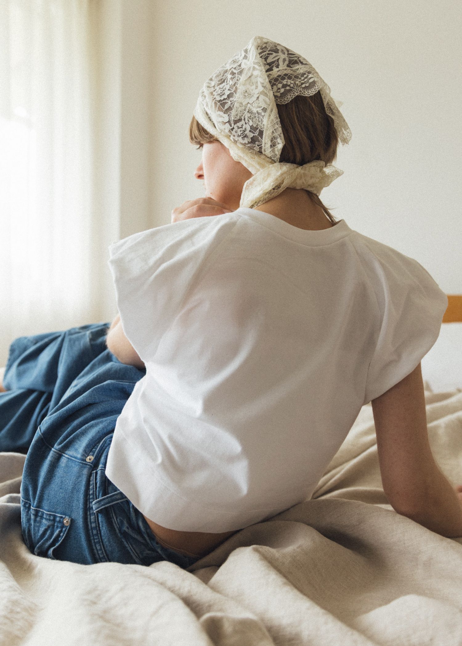 【Hanes for WILLFULLY】2P BEEFY-T balloon sleeve tops