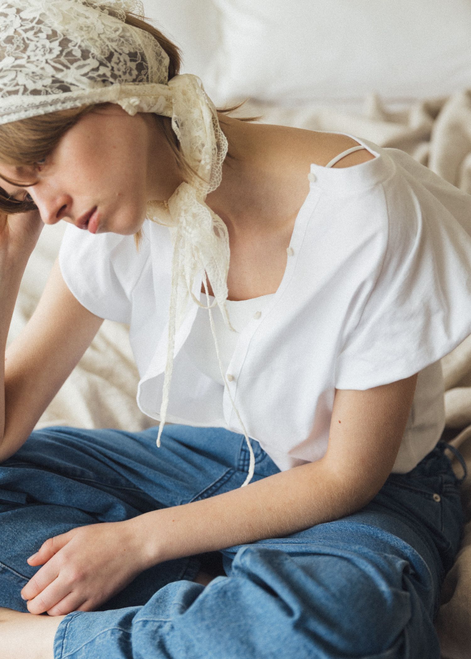 【Hanes for WILLFULLY】2P BEEFY-T balloon sleeve tops