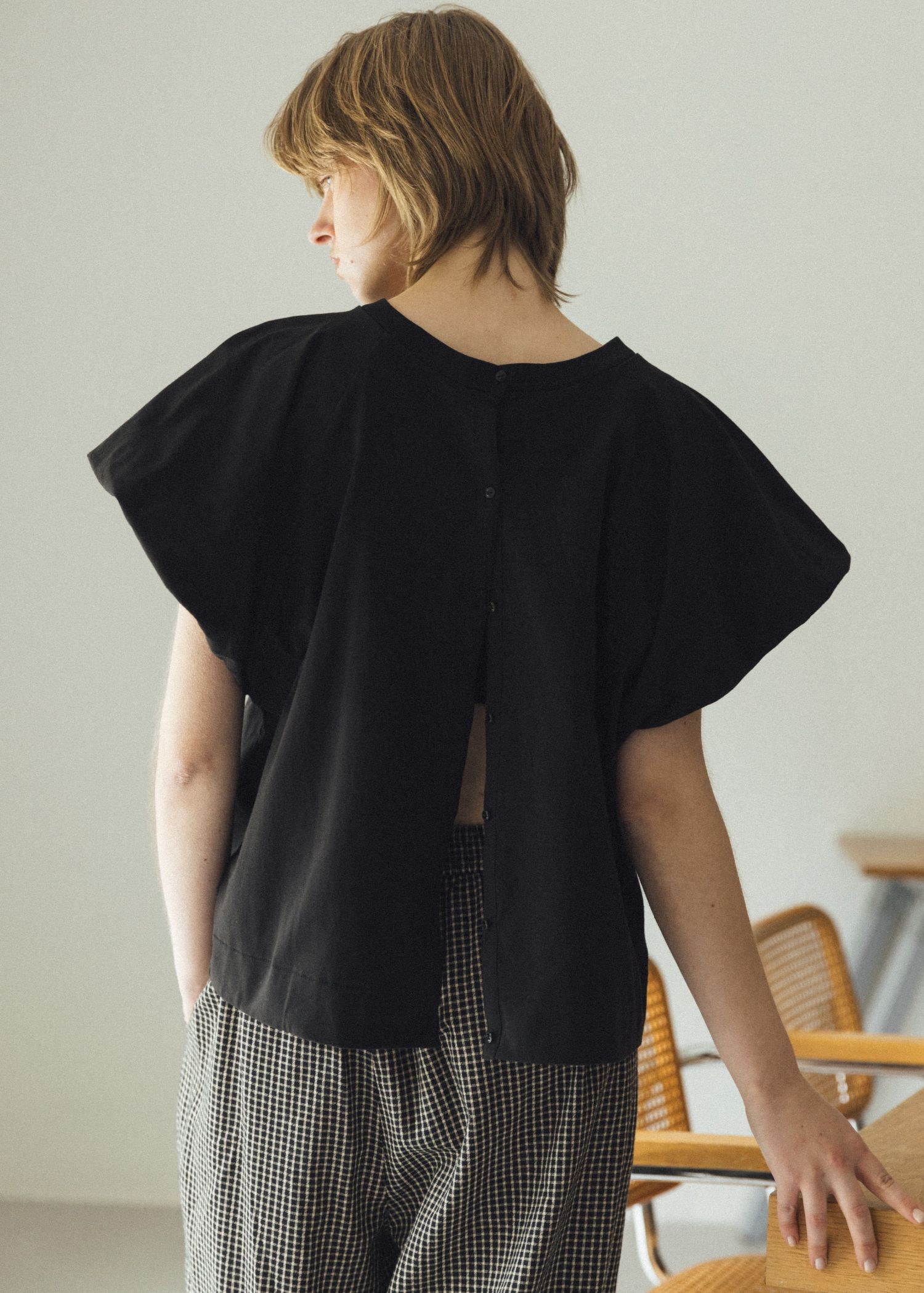 【Hanes for WILLFULLY】2P BEEFY-T balloon sleeve tops