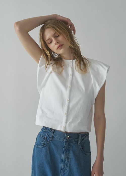 【Hanes for WILLFULLY】2P BEEFY-T balloon sleeve tops