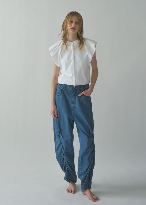 【Hanes for WILLFULLY】2P BEEFY-T balloon sleeve tops
